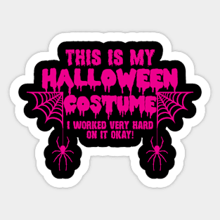 This is my Halloween costume. Sticker